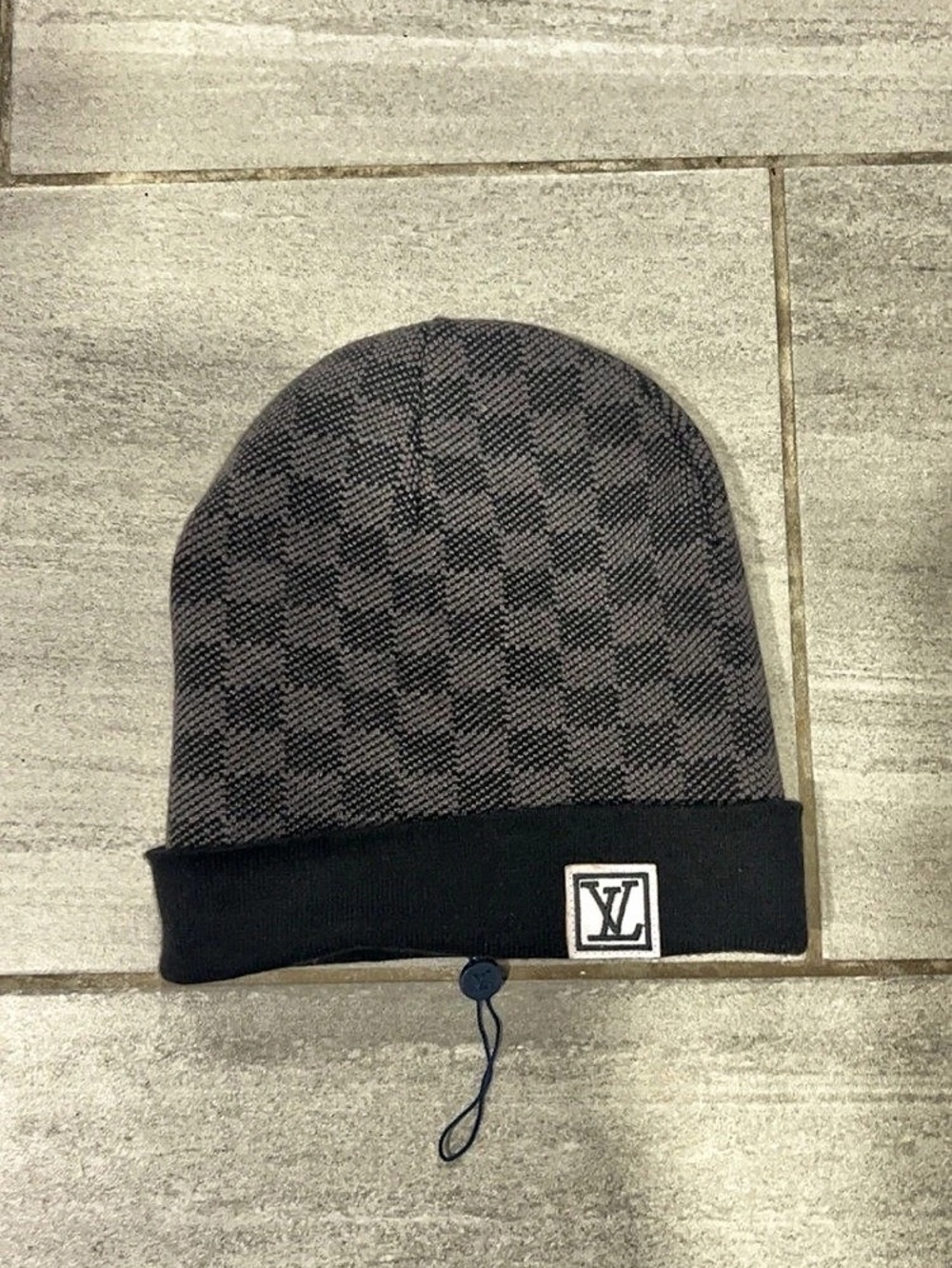 Louis Vuitton Petit Damier Beanie Black & Brown